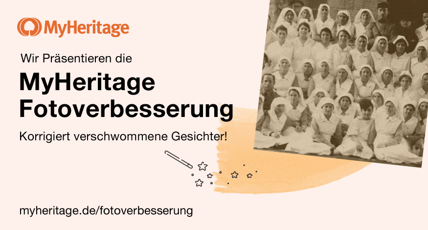 Verbessern Sie Ihre Familienfotos mit der MyHeritage Fotoverbesserung