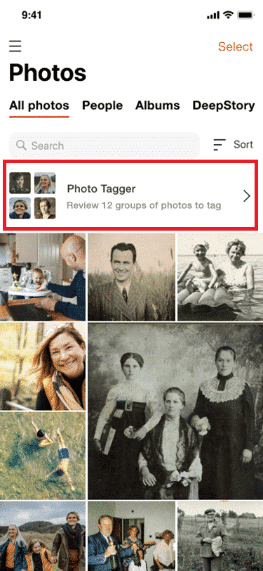 Accessing Photo Tagger suggestions