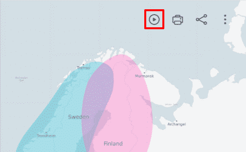The "Play intro" button in the MyHeritage Ethnicity Estimate